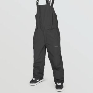 Mens Volcom V.Co Sparta Bib Overalls - Black